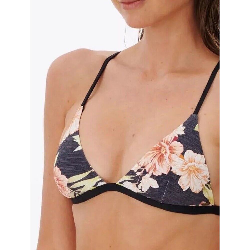 Rip Curl NWT Womens Sol Seeker Black Swim Bikini Tropical Floral Size X-Large - Picture 13 of 16